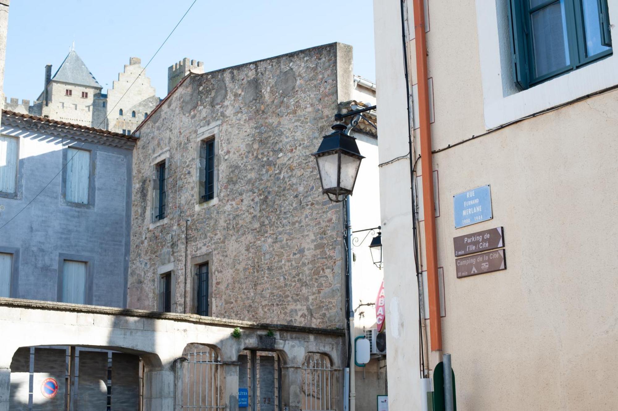 Appartement Chaleureux Au Pied De La Cite Avec Parking Carcasona Exterior foto